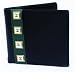Soft Black Calf Hide Leather wallet by Prime Hide