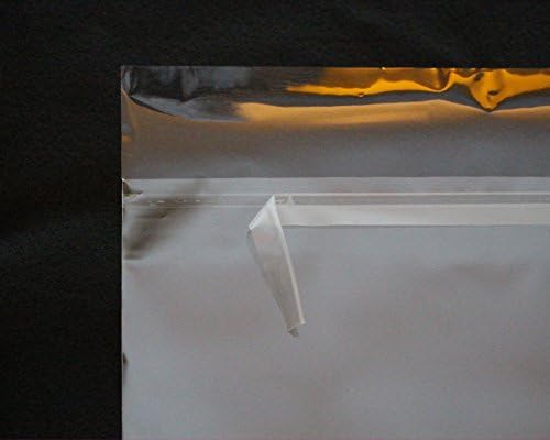 100 Pack - 8" x 10" Crystal Clear Resealable Protective Bags for Photo Mat Boards, Art and Picture Matte Storage