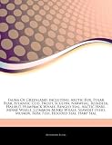 Fauna Of Greenland, including: Arctic Fox, Polar Bear, Atlantic Cod, Trout, Sculpin, Narwhal, Reindeer, Halibut, Humpback Whale, Ringed Seal, Arctic ... Muskox, Rose Fish, Hooded Seal, Harp Seal