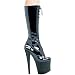 Women's 8 Inch Heel Knee High Boot (Black;10)