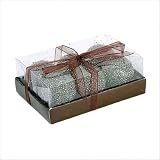 1.5 Taupe Glitter Ball Ornaments Set