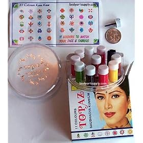 11 Color Indian Body/ Face Paints