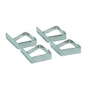 Kitchen Craft Stainless Steel Table Cloth Clips- card of four