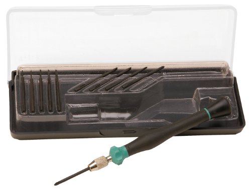Aven 13721 Micro Tip Slotted/Phillips Screwdriver Set, With Case, 11-Piece