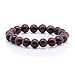 Qitian 10mm Onyx Gem Stone Beads Unisex Bracelets Stretch Handmade Elastic Bracelet Set of 5