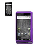 New Fashionable Perfect Fit Hard Protector Skin Cover Cell Phone Case for Motorola Droid A855 Verizon - PURPLE