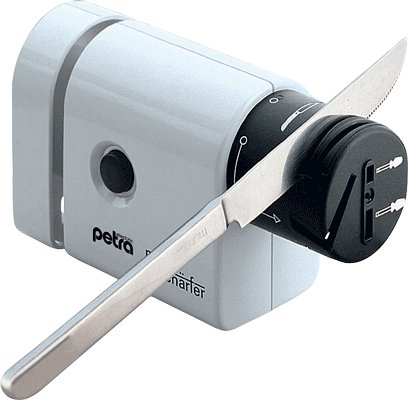 Petra AS 10 Elektro-AllesSchärfer, 5 Funktionsebenen, Ein-Aus-Taster Weiß