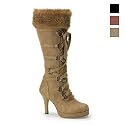 Funtasma Hunter-200 3 3/4" Heel Microfiber Knee High Boot