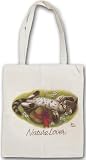 Katzen Tasche - Nature Lover Katze Mietze Felidae Pussi Katzenklo Miau Einkaufstasche Tragetasche Stoffbeutel Beutel Bag Geschenk Geburtstag T-Shirt