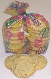 Gourmet Food : Scott's Cakes 1 lb. Almond Cookies in a Confetti Bag