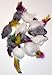 Pack of 12 RATTLING Feather Tail Fur Cat Toy Mice