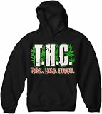 Pothead & Stoner Sweatshirts - THC Toke Hold Cough Hoodie #1282