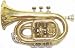 Laurel Pocket Trumpet - Gold Color Lacquer-Plated