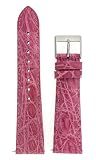 Watch band Genuine Crocodile Strap 22mm Pink