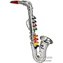 Real Working Kid's Silver Saxaphone Toy