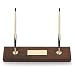 Cross Double Desk Set Walnut Finish with Lustrous Gold Ball-Point Pen and 0.5mm Pencil