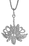 Sterling Silver Christmas Bells Pendant, 7/8 in. (23mm)