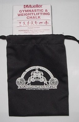 Chalk bag & 1 2oz Bar Weight Lifting Powerlifting Gymnastics Chalk