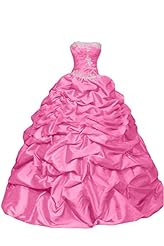 Crystals Crystal Satin Sweetheart Prom Dress/Quinceanera Dress 