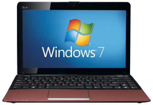 Asus Eeepc 1215n 12.1 Inch Netbook (intel Atom D525 1.8ghz, 2gb, 320gb, Wlan, Bt, Webcam, Win 7 Home Premium) - Red Picture