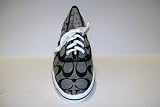 Coach Women's Audrina Black and White Sneaker