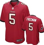 Josh Freeman Youth Jersey: Home Red Game Replica #5 Nike Tampa Bay Buccaneers Youth Jersey