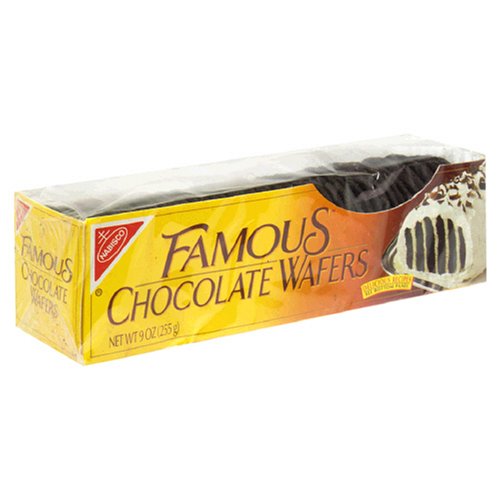 Famous Chocolate Wafers, 9-Ounce  Boxes (Pack of 12)