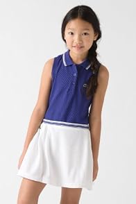 Girl's Sleeveless Super Dry Pique Polo