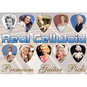 Marilyn Monroe Guitar Picks X 10 (A4)
