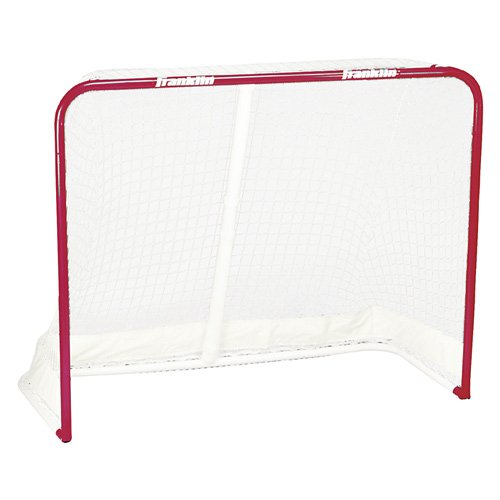 Franklin Tournament Series 54 Inch Metal Street Hockey Goal with Wheels