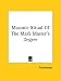 Book Masonic Ritual Of The Mark Master's Degree