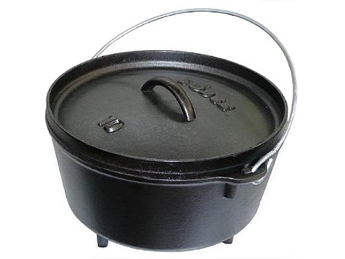 Lodge Seasoned 5 Quart Deep Camp Dutch Oven L10DCO3