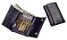 Winn International Harness Cowhide Leather Tri-fold Wallet with 6 Key-Rings