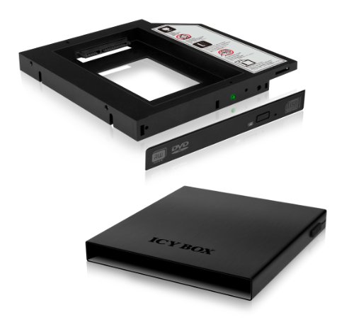 Icy Box IB-AC642 SSD/HDD-Einbaurahmen f&uuml;r 6,4 cm (2,5 Zoll) schwarz Preisvergleich