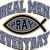 Real Men Pray Christian Adult Sweatshirt
