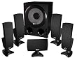 Cyber Acoustics CA5001RB 5.1 High Performance Loudspeaker System, 80 Watts
