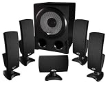 Cyber Acoustics CA5001RB 5.1 High Performance Loudspeaker System, 80 Watts