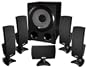 Cyber Acoustics CA5001RB 5.1 High Performance Loudspeaker System, 80 Watts