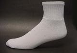 Men's 10 Pack Cotton Quarter Sock White