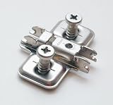 Blum - BL-173L8100 - Clip Mounting Plate - One Piece Wing Mounting Plate
