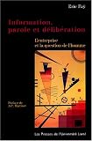 Information, parole et délibération : L'entreprise et la question de l'homme