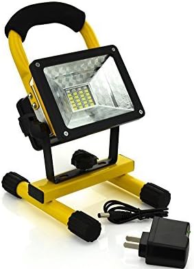 Electronictechcrafts® Portable Cordless 24 leds 30W 3 modes CREE XM-L Rechargeable LED RGB Flood Spot Light Outdoor Camping Lamp Floodlight, powered by 3PCS 18650 3.7V Rechargeable Lithium Battery ,Car repair, emergency stop professional lights