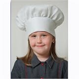 Kids White Chef Hat