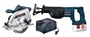 Factory-Reconditioned Bosch 1660RK-46 24 Volt Circular Saw/Reciprocating Saw Combo