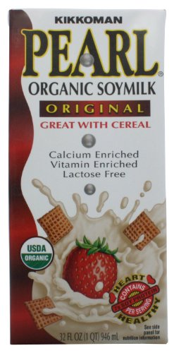 Kikkoman Organic Soy Milk (Pack of 4x32oz)