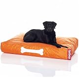 FATBOY Doggielounge big orange! Hundekissen Original, Sitzsack fuer den Hund, Hundebett, Doggybag gross!