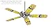Ceiling Fan Skin Kit (fits most 42inch fans) - Puppy Dogs on Pink - (Fan and fan blades NOT INCLUDED) by wallthat