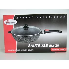 Pradel Excellence - 52393M - Sauteuse Fa�on Pierre en Fonte Aluminium