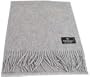 Bruno Piattelli Light Gray Designer Unisex Wool Scarf Scarves