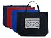 Large Navy Boom Box Tote Bag - Created using some of the greatest rap hits of the 1980s